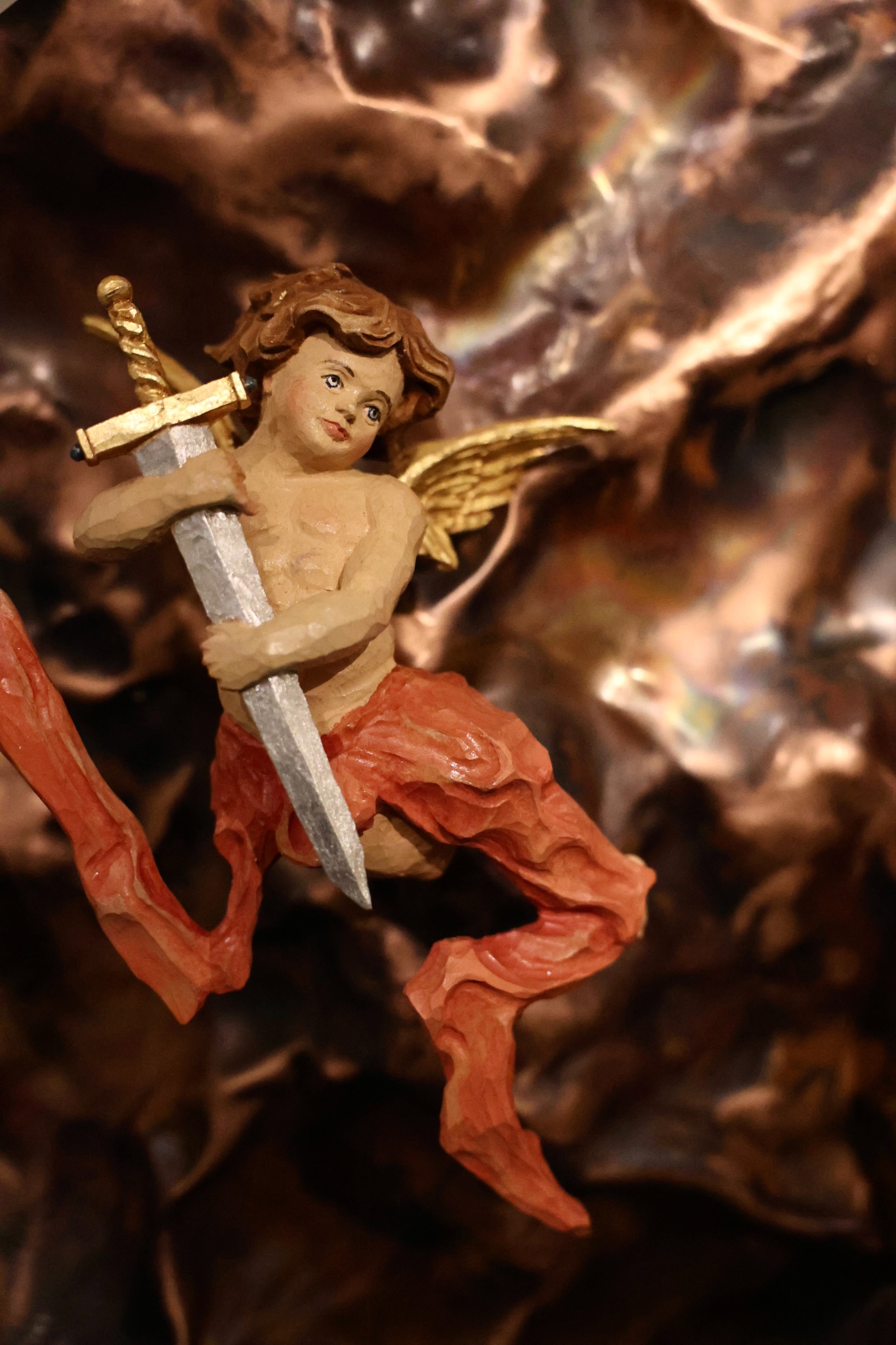 Angel with sword detail of Mutterliebe