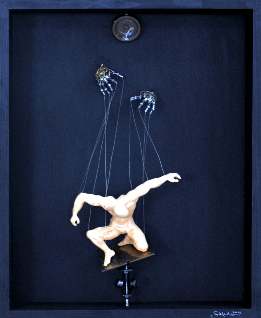 Balance, Black Box Art work by Joachim Seitfudem