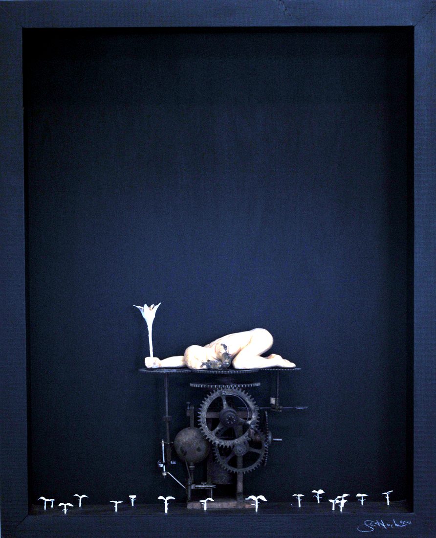 Sadness, Black Box Art work by Joachim Seitfudem
