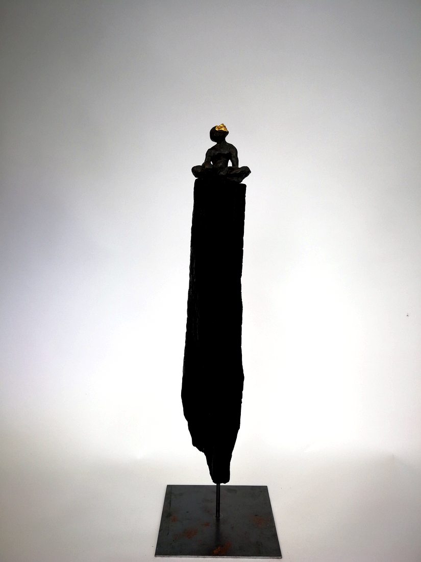 Look Up, Bronze work by Joachim Seitfudem