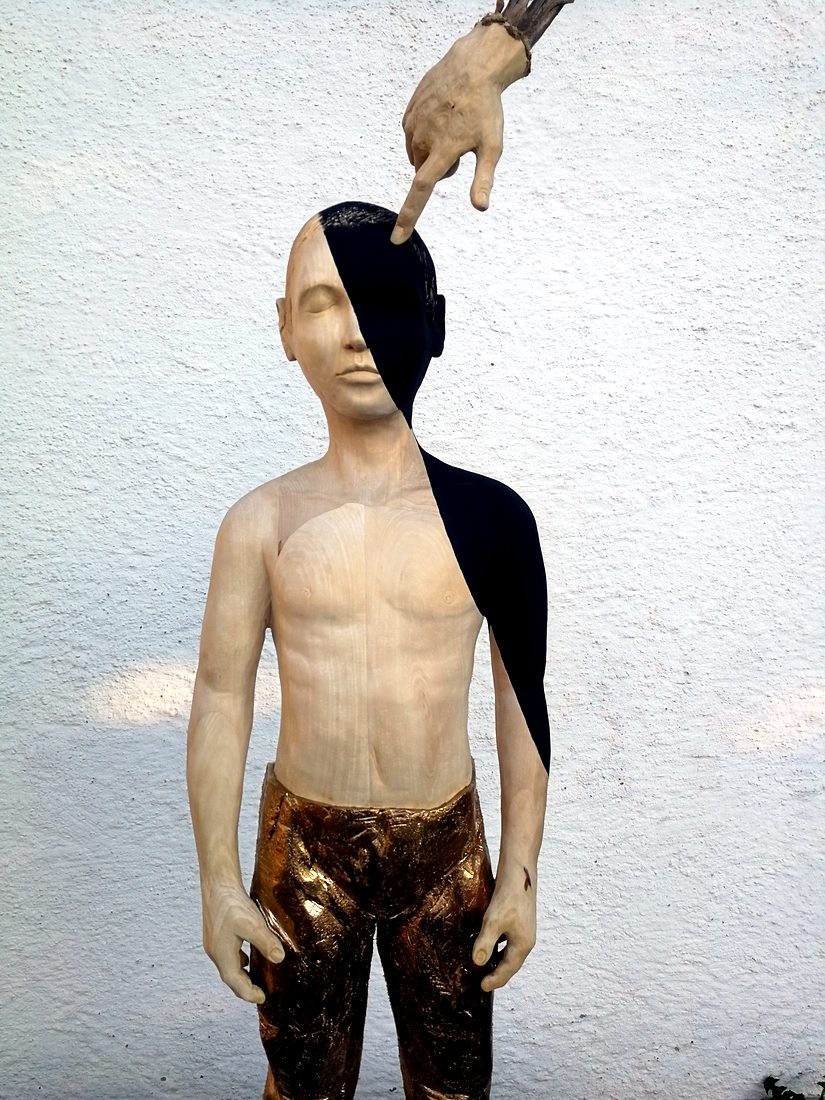 Awakening, Wood work by Joachim Seitfudem