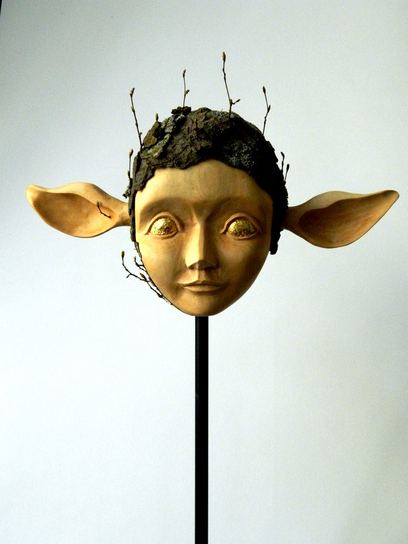 Becoming Human, Wood work by Joachim Seitfudem
