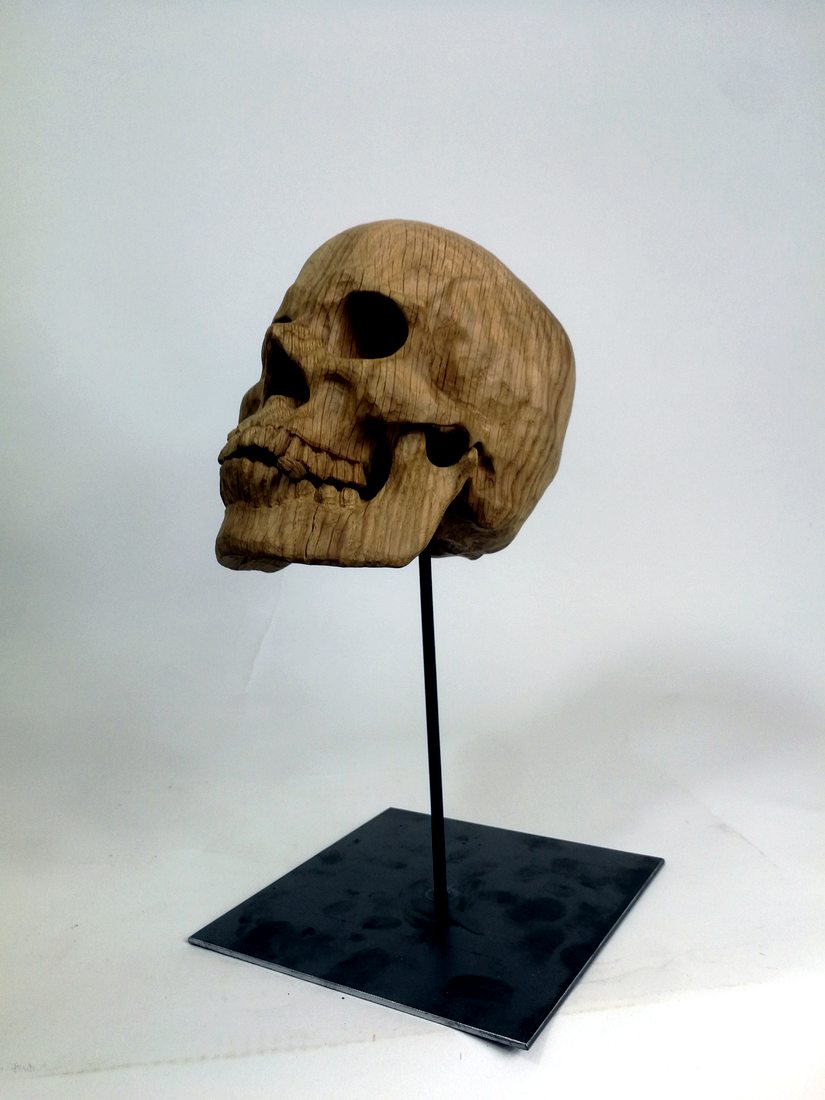 Last Cigarett, Wood work by Joachim Seitfudem